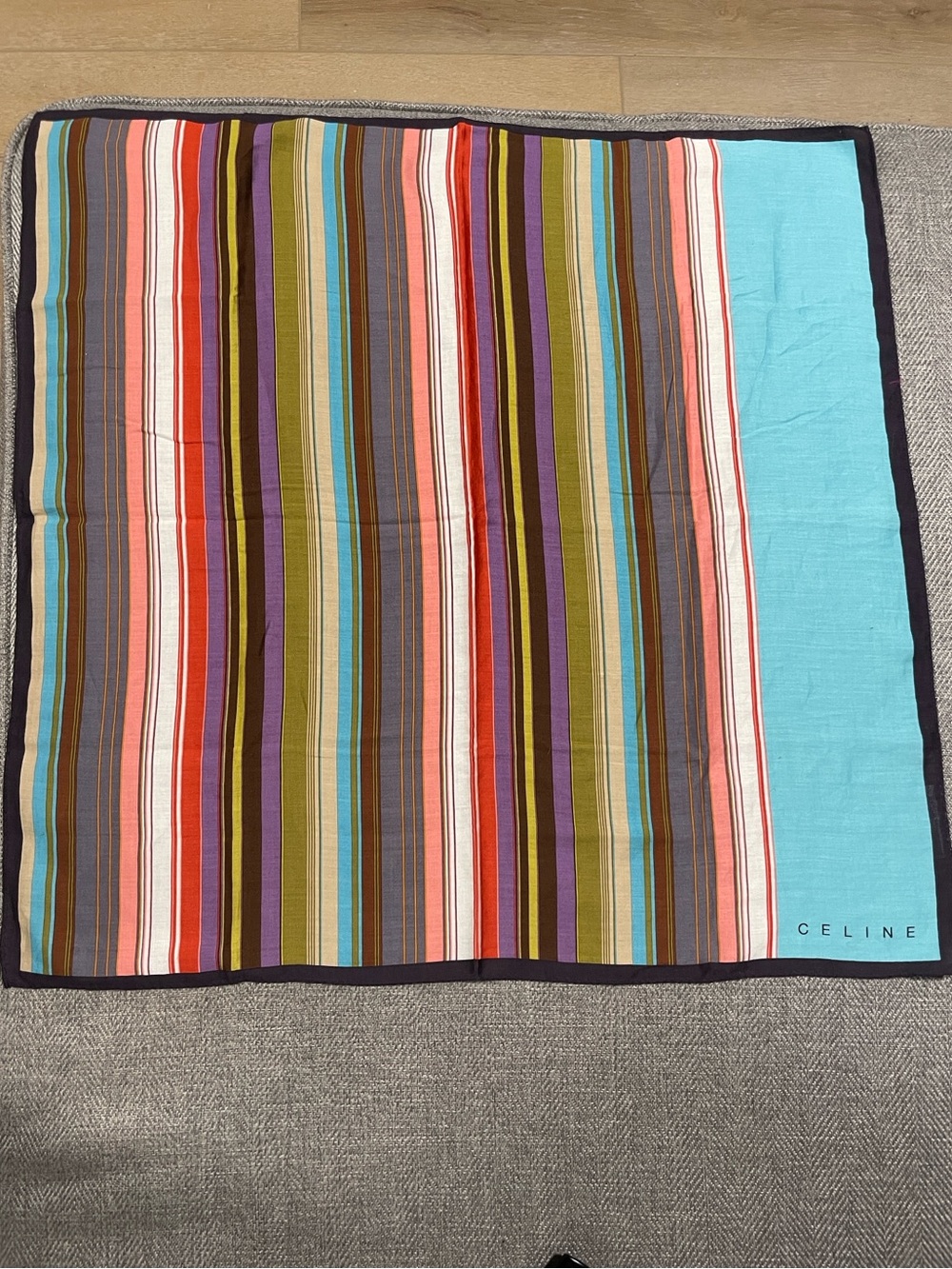 Celine Striped Multicolor Scarf